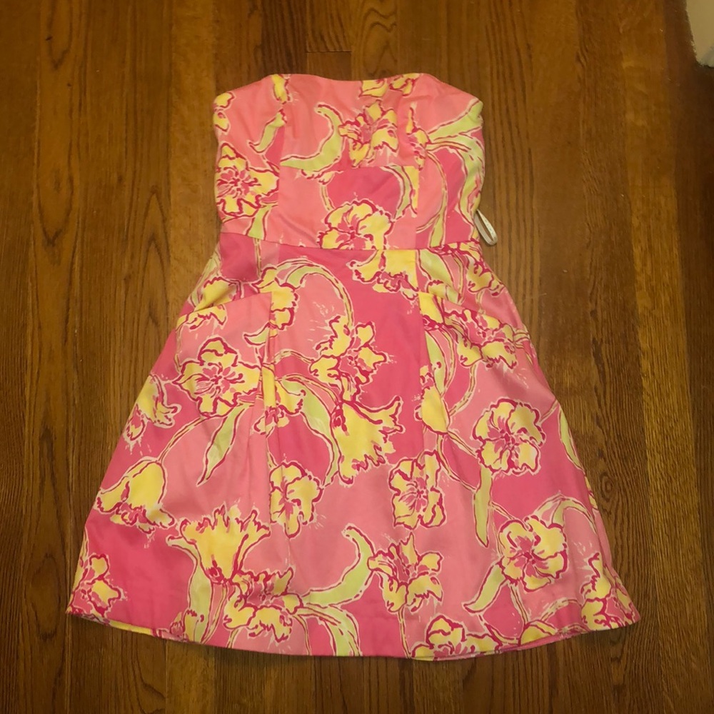 Lilly Pulitzer Dress Size 2. Floral Pink